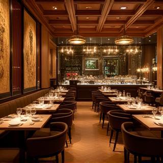 Interior of a themed restaurant